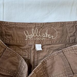 Hollister Brown Cargo Skirt